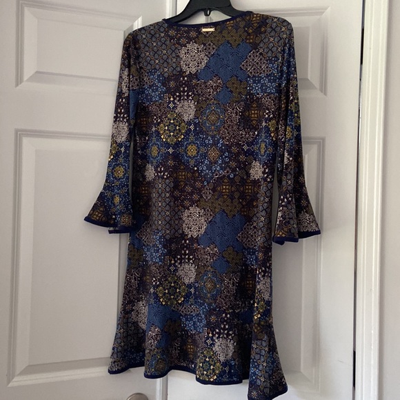 Michael Kors dress, size medium, blue/multi color - Picture 5 of 5